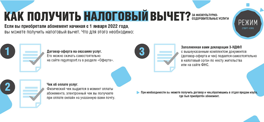 Как получить налоговый вычет за физкультурно-оздоровительные услуги?